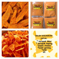 SERBUK PERASA SERBAGUNA.[HOT & SPICY 1KG].SERBUK KEROPOK LEKOR PASAR MALAM.