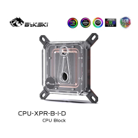 Bykski CPU Block ใช้สำหรับ IN LGA 1151 1156 1700 1800 AMD AM4 AM5/หม้อน้ำน้ำเย็น5V ARGB Light Sync/