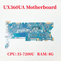 UX360UA Mainbpard For ASUS Zenbook Flip UX360UAK UX360UA Laptop Motherboard CPU: I5-7200U RAM: 8G 100% Test OK