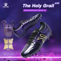 KELME MG Soccer Shoes Professional Sports Competition Kangaroo Leather Football Shoes 1.5 Holy Grail Collection Slip Resist