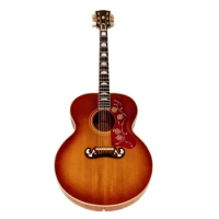 J200 Jumbo Vintage Acoustic Guitar Cherry Sunburst, Wide Nut