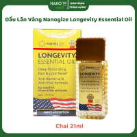 Dầu Lăn Vàng Nanogize Longevity Essential Oil Chai 21ml