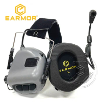 EARMOR M32 MOD3 Tactical Headset Headphone Hearing Protection Shooting Earmuffs with Microphone Sound Amplification