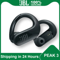 Original JBL Endurance Peak 3 True Wireless Bluetooth Sport Earphone TWS Running Earbuds Ear Hook Smart Ambient Aware Talk Thru