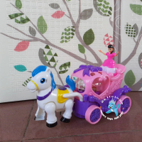Mainan kuda poni kereta kencana