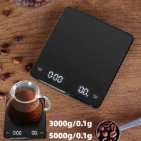 Precision Drip Coffee Scale Coffee Weighing 0.1g Drip Coffee Scale with Timer Digital Kitchen Scale with Backlight Coffee Access