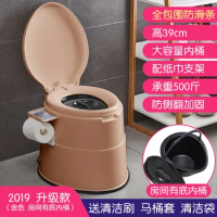 Commode Chair Toilet Pregnant Women Elderly Adult Urinal Stool Spittoon Healthcare Mobility Aid Sanitary Bathroom Furniture