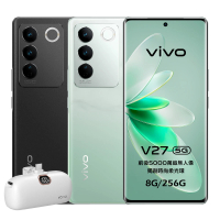 vivo V27 5G 6.78 吋(8G/256G/聯發科天璣7200/5000萬鏡頭畫素)(口袋行動電源組)