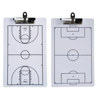 Basketball Tactical Board Football Training Coach Guidance Erasable Whiteboard Portable Tactical Demonstration Blackboard