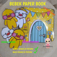 BEBEK VIRAL/BEBEK DOLLS/PAPER DUCK HOUSE/QUITE BOOK MAINAN EDUKASI ANAK BONGKAR PASANG BONEKA KERTAS