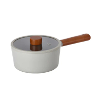 【NEOFLAM】韓國製FIKA 2.0鑄造單柄湯鍋18CM-暗夜灰(IH爐可用鍋/非鐵氟龍不沾塗層)