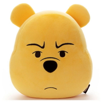 【震撼精品百貨】小熊維尼 Winnie the Pooh ~迪士尼 Disney 小熊維尼MEME系列 懷疑維尼大臉靠墊*72661