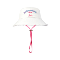 Famous Product miniso Barbie 65th Anniversary Shining Series Bucket Hat Adjustable Windproof Hat You