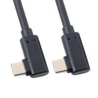 CYDZUSB-C Type-C to Type-C Cable Gen2 10Gbps 65W Dual 90 Degree Left Right Angled Type