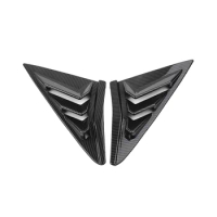 For Honda Civic Type R Hatchback 2016-20201 Rear Side Vent Window Louver Cover Triangular Window Tri