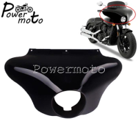 Motorcycle Front Outer Batwing Fairing Headlight Fairing Visor Cowl Mask for Harley Touring Sportster Electra Glide Softail Dyna