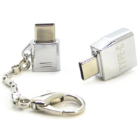 2 in 1 Keychain Type C to Micro USB OTG Adapter Converter for Samsung Huawei Xiaomi LG Android Phone