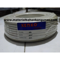 Kabel Audio Elektronik 2 x 1.5 Litrik Arus Rendah HYO GROSIR Putih