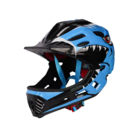 Children's Cycling Helmets, Balance Bikes, Scooters, Full Face Helmet, Roller Skating Riding Safety Protective Gear for Kids