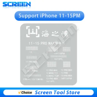 Universal LCD Screen Display IC Protection BGA Reballing Stencils for Moblie iPhone 11-15 Pro Max Flex Screen Chip Steel Net