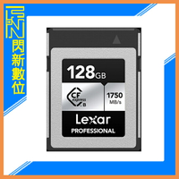 搶券最高折320｜接單進貨~Lexar 雷克沙 CFexpress Type B Silver Series 128G/128GB 記憶卡(讀1750MB/s,寫1300MB/s)公司貨