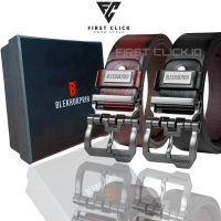 Gesper Pria Model Robot Kulit Synthetic Sabuk Pria Kepala Metal Buckle Anti Karat Ikat Pinggang Pria
