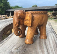 泰國大象小矮凳子實木門口換鞋凳家用進門玄關坐墩客廳沙發茶幾凳