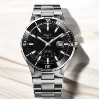 BALL watch 波爾錶 Roadmaster 天文台認證動力儲存機械腕錶-43mm黑 DP3306A-S1CJ-BKR