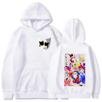 2024 The Amazing Digital Circus Anime Pomni Jax Cartoon Hoodies Women Men Hooded Sweatshirt Streetwear Long Sleeve Multicolor Cl