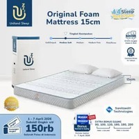 Uniland Sleep Kasur Busa Original 15cm Foam Mattress Box Free Bantal & Free Ongkir Jawa Bali 180 x 2
