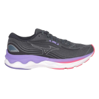 MIZUNO WAVE SKYRISE 4 女慢跑鞋-美津濃 運動 訓練 J1GD230971 鐵灰紫