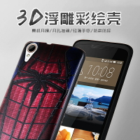 適用于送鋼化膜/HTC Desire 828浮雕手機殼D828W保護套軟膠套卡通