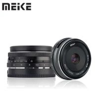 Meike 28mm f/2.8 Manual Focus Fixed Lens for Canon EOS-M, EOS M2, M5, M6, M6 Mark II, M10, M50, M50 II, M100, M200 Camera
