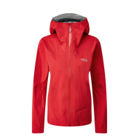 【RAB】Meridian Jacket 連帽防水外套 女款 紅寶石 #QWG45(高透氣連帽防水外套)