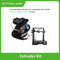 Aibecy CR-10 Full Assembled Extruder Hotend Kit with Aluminum Heating Block 0.4mm Nozzle Cooling Fan Aviation Connector 12V/24V