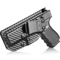 Gunflower Holster for Glock19 19x 23 32 45(Gen 5 4 3 ) /G17/22/31 Tactial IWB Carbon Fiber Pistol Cases with Belt Clip