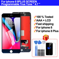 True Tone For Apple iPhone 8 Plus LCD Display Touch Screen Digitizer Assembly For iPhone 8 A2296 A2275 A2298 lcd 4.7"