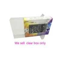 Transparent clear PET cover For NEW3DSLL Poke mon Special Japan edition version game console storage display box collect