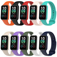 Soft Silicone Sport Strap For Amazfit Band 7 Bracelet Replacement Watchband For Amazfit Band 7 Wrist Strap Smart Watch Correas
