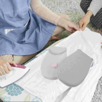 2 Pcs Ironing Mat Glove for Steaming Supplies Anti-scald Steamer Heat-resistant Sponge Garment Mitt Travel