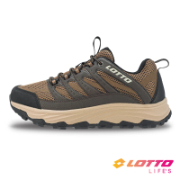 LOTTO 男 寬楦 CT330 防潑水登山鞋(褐/棕-LT5AMO9231)
