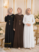 Azkia - Aqelaa Abaya Gamis Sabrina Anti Uv Simpel Elegan Terbaru