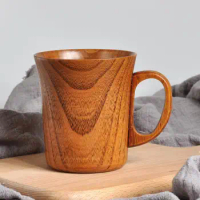 Drinking Drinkware Natural Jujube Wood Tea Beer Milk Mug Home Supplies
