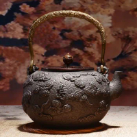 Iron Pot Show Mizushima Cast Iron Pot Japanese Old Iron Pot Pure Handmade Retro Tea Set Japanese Teapot Kettle