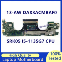DAX3ACMBAF0 For HP Spectre X360 13-AW 13T-AW Laptop Motherboard With SRK05 I5-1135G7 CPU Mainboard 100% Full Tested Working Well