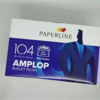 Amplop putih kecil polos Paperline 104 ( 95 X 152 mm ) ( pak )