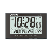 [新品上市]【史代新文具】京禾JINHO JH-700 數位多功能電子鐘 三色任選 (黑色/白色/粉色)