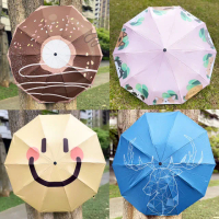 【SUNNYDAY 好心情-野峰出品】100%遮光保護傘 反向折疊防回彈自動傘(反折傘)