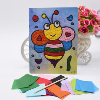 Crafts Toys Diy Bee For Children Kids Kindergarten Handicraft Material Felt Paper Animal Arts And Craft Gift For Baby Boy Girl