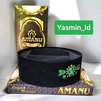Songkok Peci NU Hijau AC Anak dan Dewasa AMANU No.7 NU Hijau AC